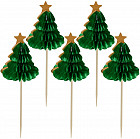 Набор топперов для украшения «Елочки 3D»