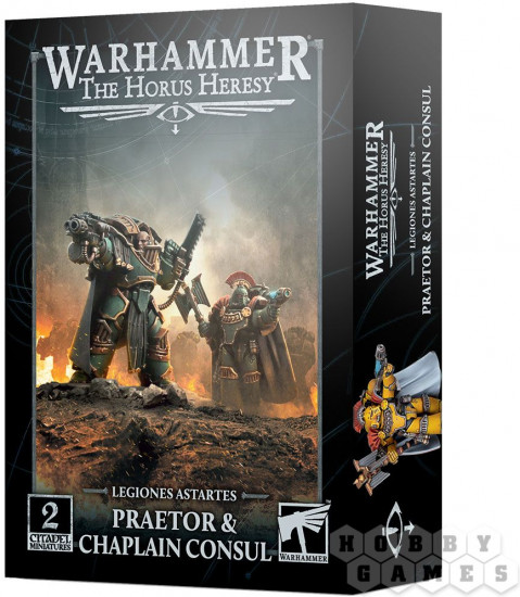 Набор фигурок-миниатюр сборных «Astartes Praetor & Chaplain Consul»