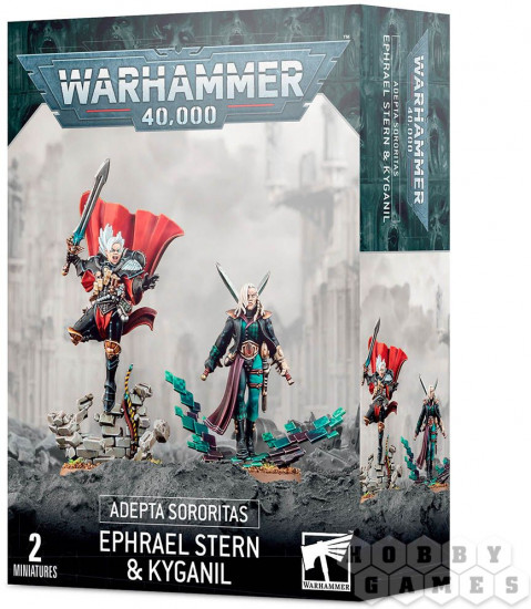 Набор фигурок-миниатюр сборных «Adepta Sororitas Ephrael Stern & Kyganil»