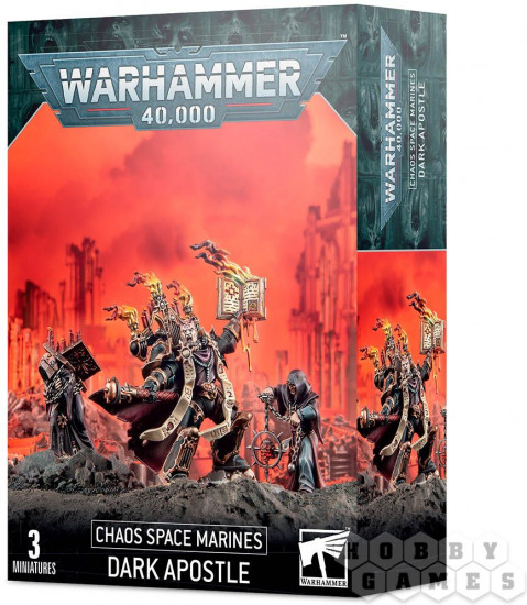 Набор фигурок-миниатюр сборных «Chaos Space Marines Dark Apostle»