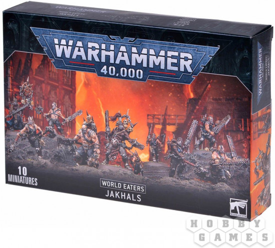 Набор фигурок-миниатюр сборных «WH40K: World Eaters Jakhals»