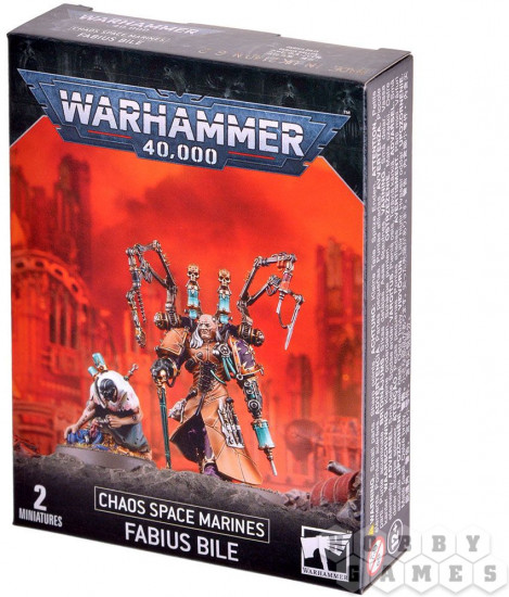 Набор фигурок-миниатюр сборных «Chaos Space Marines Fabius Bile»