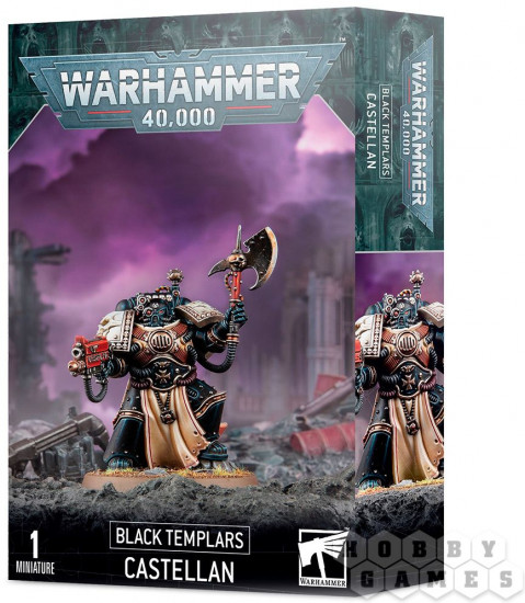 Фигурка-миниатюра сборная «WH40K: Black Templars Castellan»
