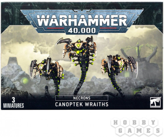 Набор фигурок-миниатюр «Necron Canoptek Wraiths»