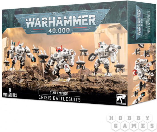 Набор фигурок-миниатюр «T’au Empire Crisis Battlesuits»