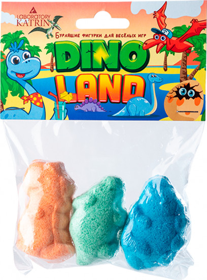 Набор детских бомбочек для ванны «Dino Land»