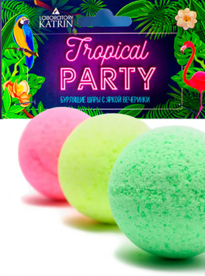 Набор бомбочек для ванны «Tropical Party»
