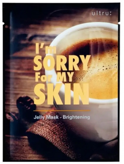 Маска для лица детокс после кофе «I’m Sorry for my Skin Jelly Mask Brightening»