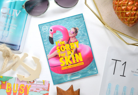 Маска для лица после пребывания на солнце «I’m Sorry for My Skin SOS Jelly Mask Soothing»