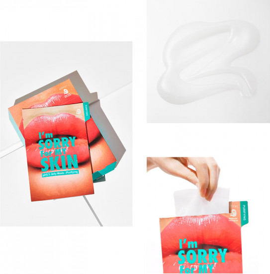 Маска для лица очищающая «I’m Sorry For My Skin Jelly Mask Purifying»