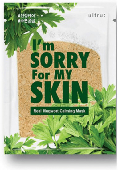Маска для лица тканевая «I’m Sorry For My Skin Real Mugwort Calming»