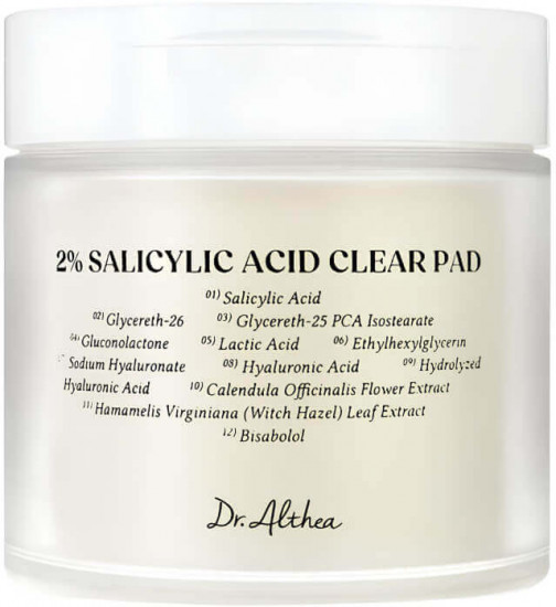 Пэды для проблемной кожи лица «2% Salicylic Acid Clear Pad»