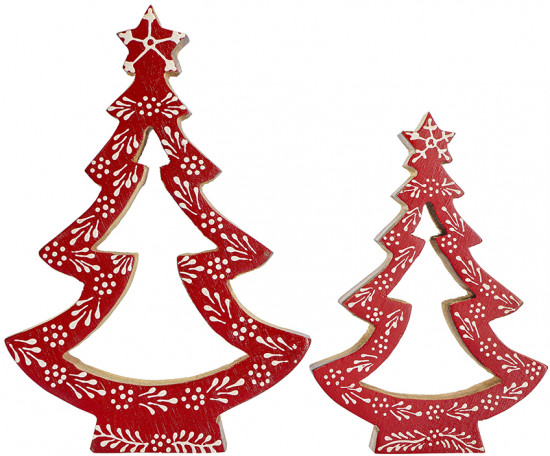 Набор декора новогоднего «Christmas trees»