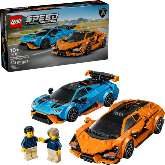 Конструктор LEGO® 77238 Champions Lamborghini Revuelto и Huracán STO