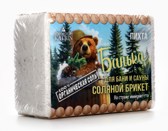 Соляной брикет для бани и сауны «Банька»