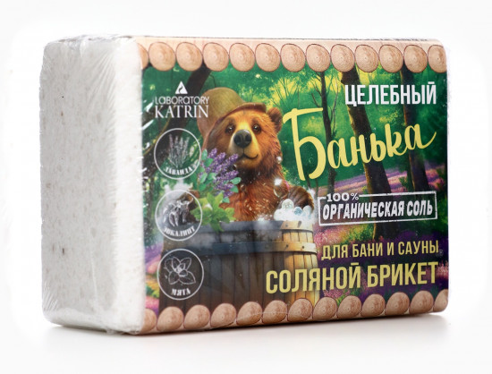 Соляной брикет для бани и сауны «Банька»