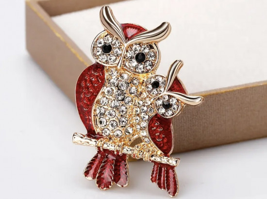 Брошь «Совы»