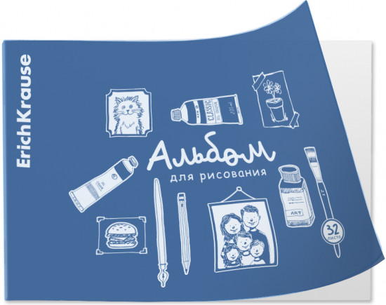 Альбом для рисования «Doodle Blue»