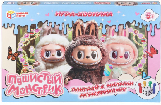 Игра-ходилка настольная «Пушистый монстрик»