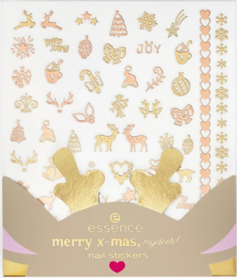 Стикеры для ногтей «Wish You Were Deer, Rudolph!»
