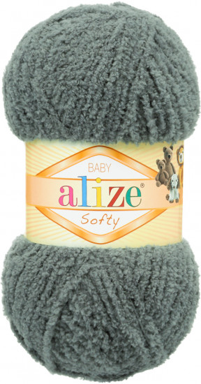 Пряжа для вязания «Softy», цвет 87 серый