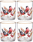 Набор стаканов «Снегири»
