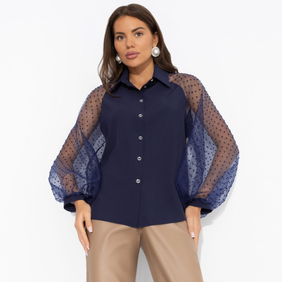 Блуза женская «Теория красоты (синяя туманность)»