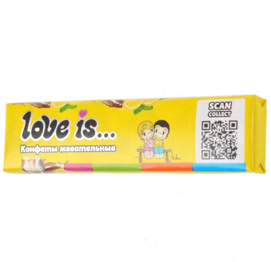 Жевательные конфеты со вкусом колы-лимон «Love is»