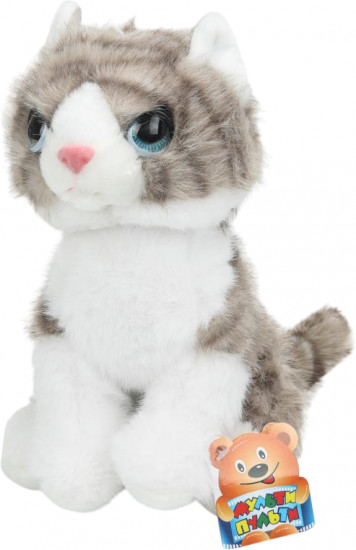 Игрушка мягкая «Серая кошка»