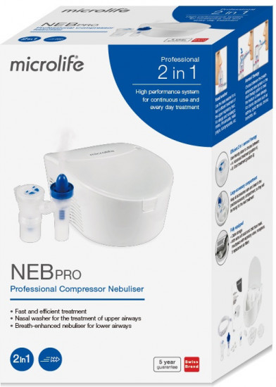 Компрессорный ингалятор для всех возрастов Microlife Neb Pro
