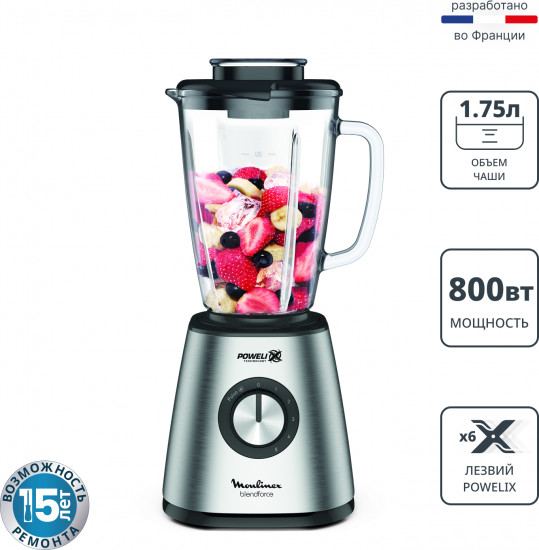 Стационарный блендер Moulinex LM439D10