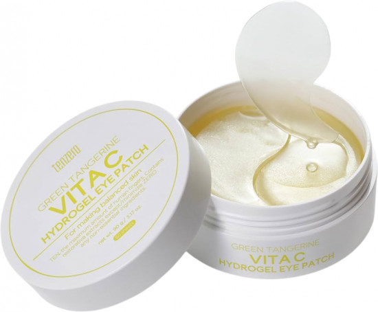 Патчи для глаз с экстрактом зеленого мандарина «Green Tangerine Vita C Hydrogel Eye Patch»