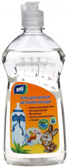 Гель для мытья детской посуды с экстрактом алоэ-вера