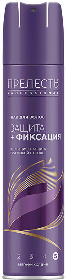 Лак для волос «Защита и мегафиксация»