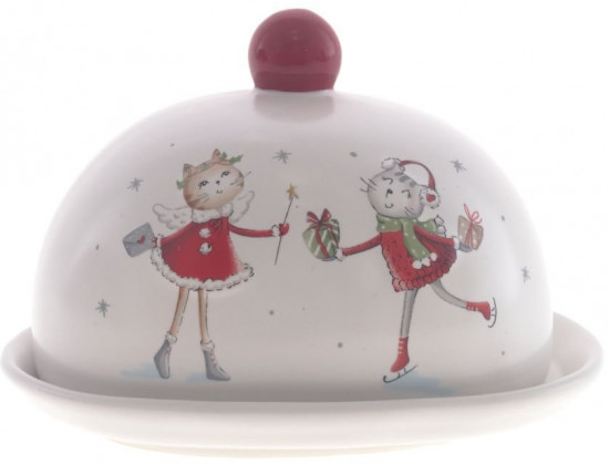 Масленка с крышкой «Кошечки»