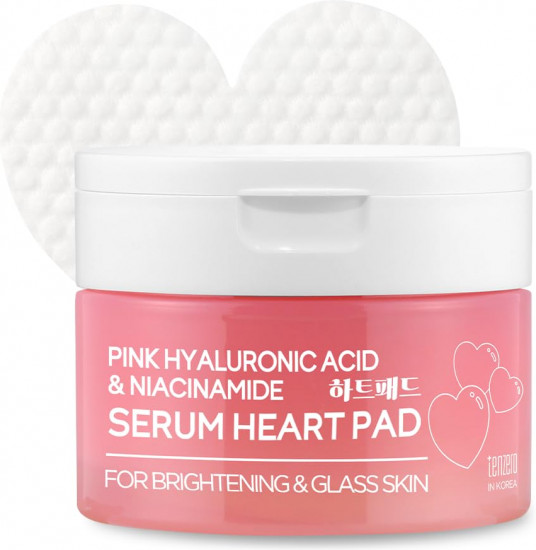 Пэды для лица с ниацинамидом и экстрактом розы «Pink Hyaluronic Acid Niacinamide»