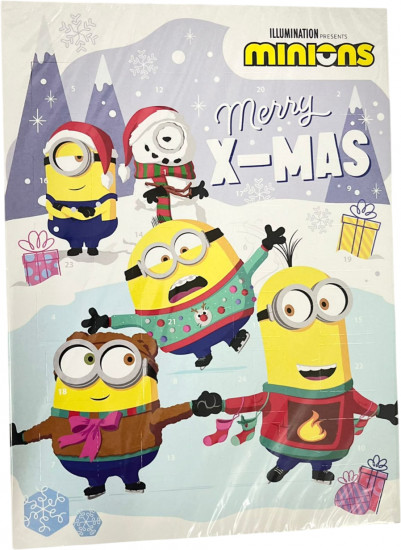Рождественский календарь с шоколадом «Minions X-MAS»