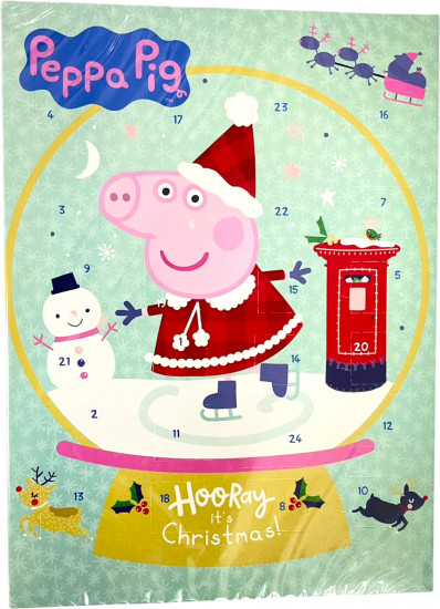 Рождественский календарь с шоколадом «Peppa Pig»