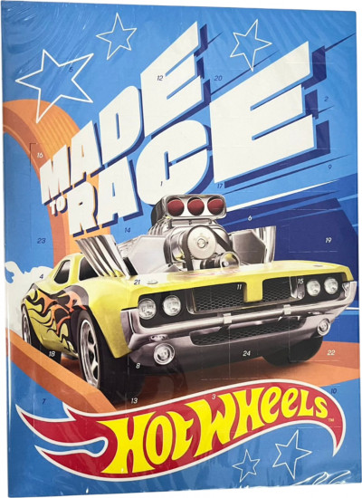 Рождественский календарь с шоколадом «Hot Wheels»