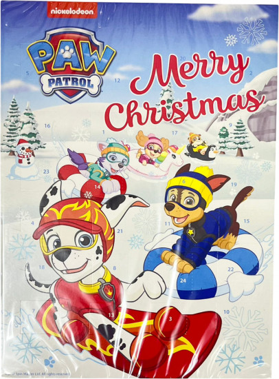Рождественский календарь с шоколадом «Paw Patrol»