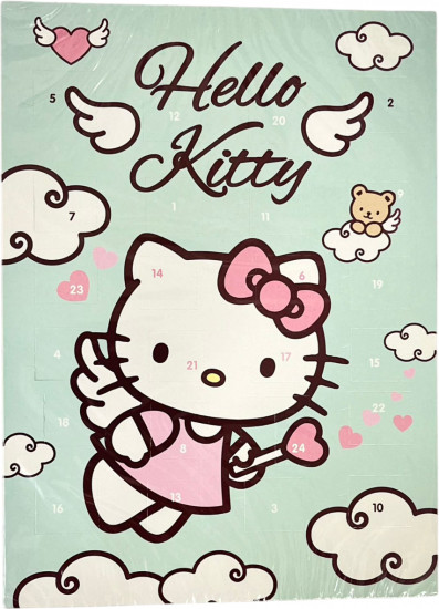 Рождественский календарь с шоколадом «Hello Kitty»ello Kitty 75 гр (Advent - Адвент календарь)