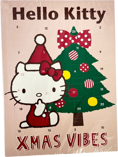 Рождественский календарь с шоколадом «Hello Kitty XMAS Vibes»