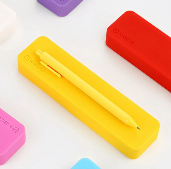 Пенал силиконовый с шариковой ручкой