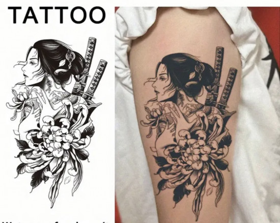 Временное тату