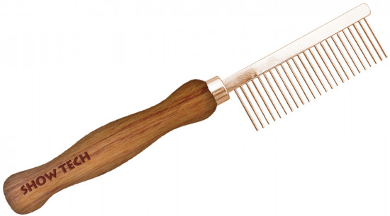 Расческа для жесткой шерсти «Wooden Comb»