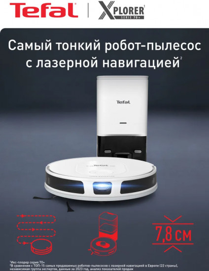 Робот-пылесос Tefal RG8497WH