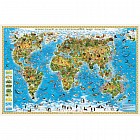 Животный и растительный мир Земли. Детская карта