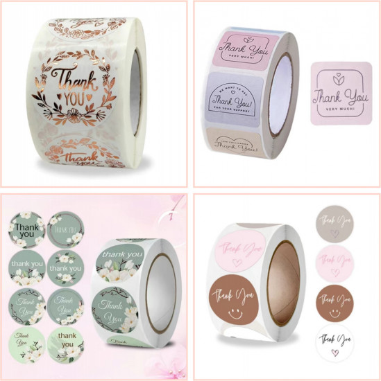 Набор наклеек «Thank you»