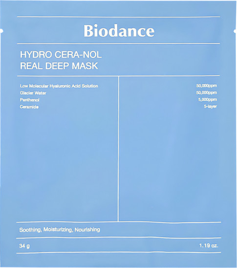 Маска для лица гидрогелевая «Hydro cera-nol real deep mask»
