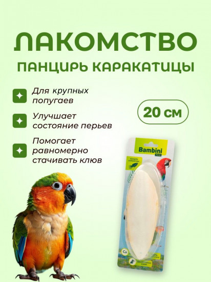 Лакомство для крупных попугаев «Панцирь каракатицы»